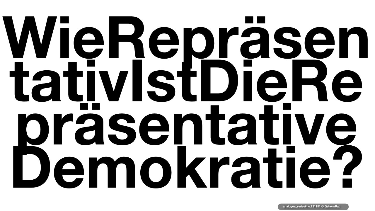 Wie repräsentativ ist das Parlament