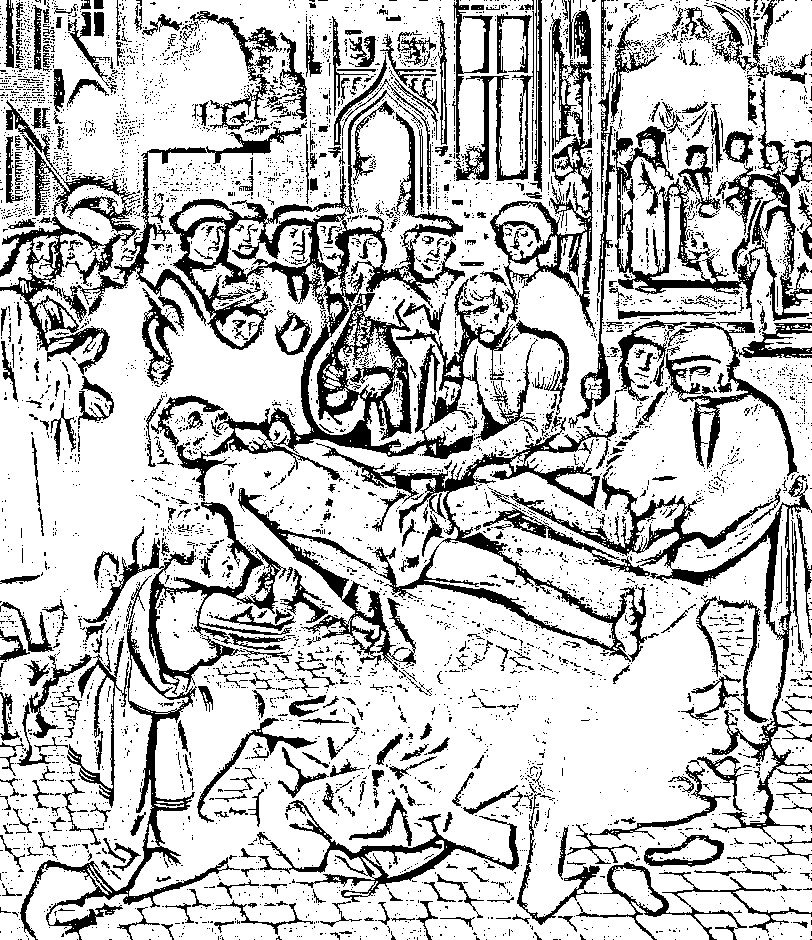 Rechte Tafel des Diptychons Das Urteil des Cambyse