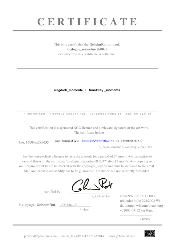 2k0035 Lizenz-Nr. 16